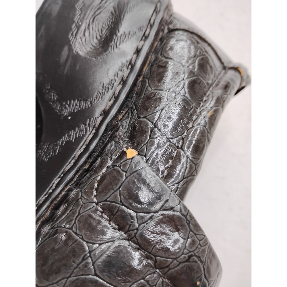B.O.C Gray Closed Clog 6.5 Professional Shoe Slip On Comfort Croc Embossed EU37 - Picture 9 of 12